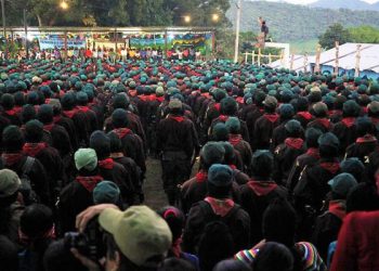 EZLN: Palabras del Subcomandante Insurgente Moisés a los Pueblos Zapatistas en el 25 aniversario del inicio de la guerra contra el olvido/ Palabras del Comité Clandestino Revolucionario Indígena