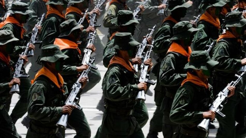 Ejército venezolano llevará a cabo maniobras. Venezuela cuenta con una milicia de dos millones de ciudadanos armados