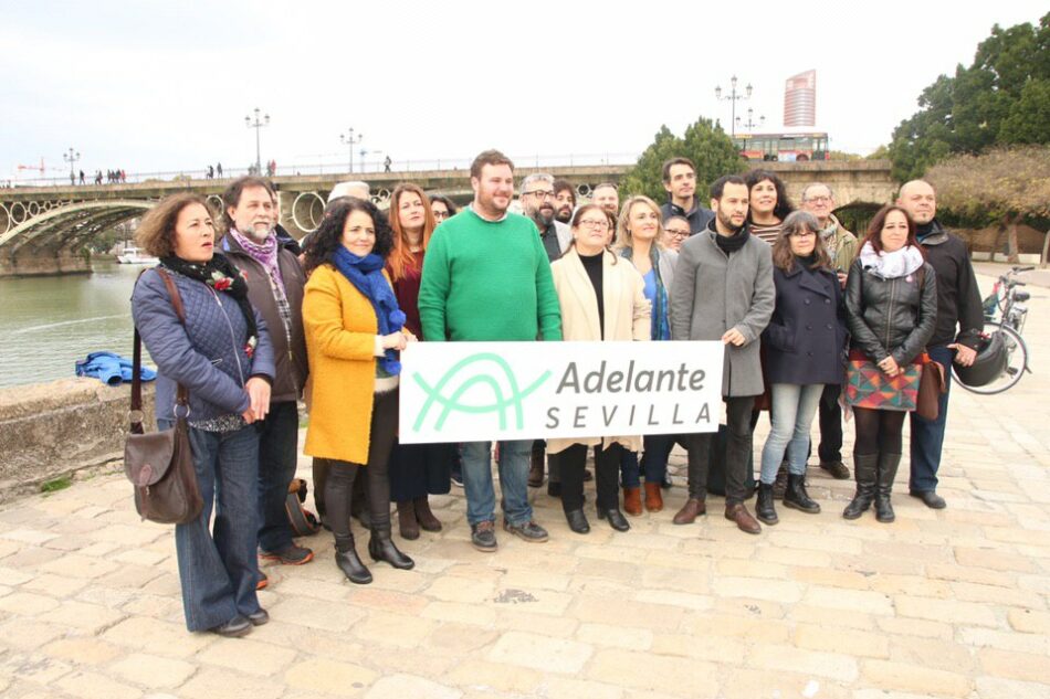 Adelante Sevilla lanza su manifiesto ‘Cuida Sevilla’ y llama a la adhesión ciudadana