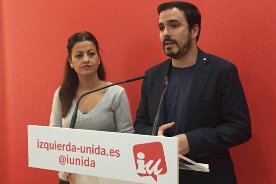 Garzón señala que “en IU nos debemos a las decisiones colectivas” y que “en esa forma de actuar es donde nos reconocemos”