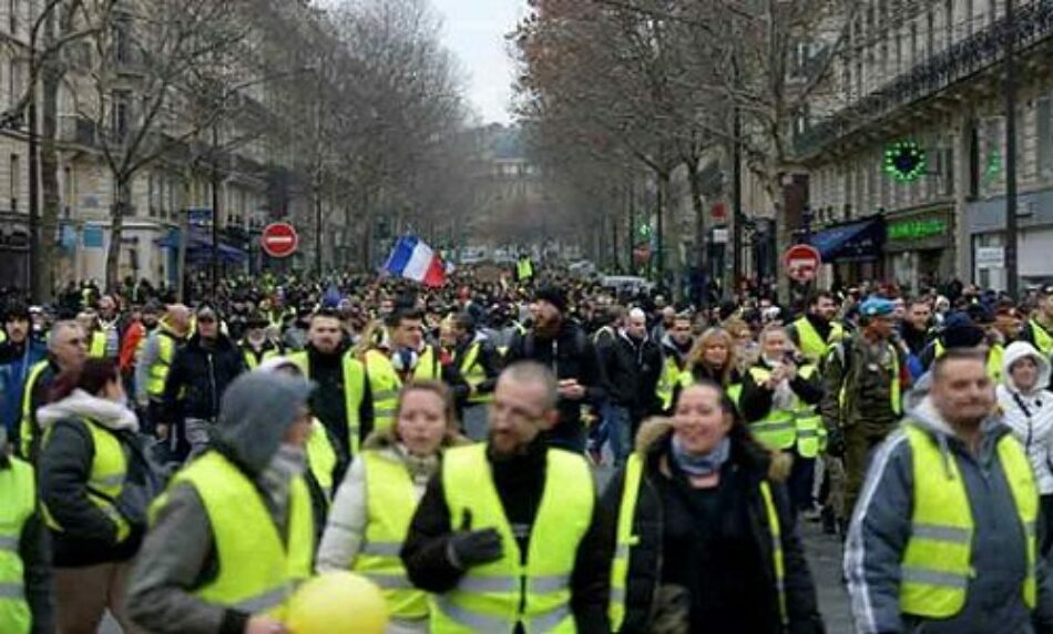 Francia. Unos 46 mil chalecos amarillos participaron en protestas por 15ª semana consecutiva