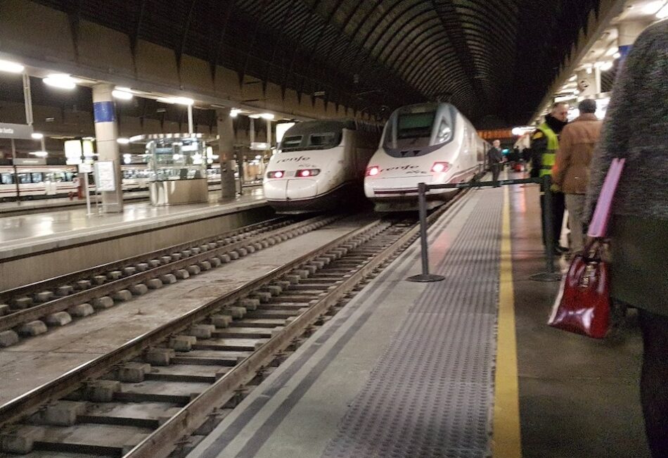 EQUO pide cambios en la política ferroviaria tras el informe del TC sobre el AVE