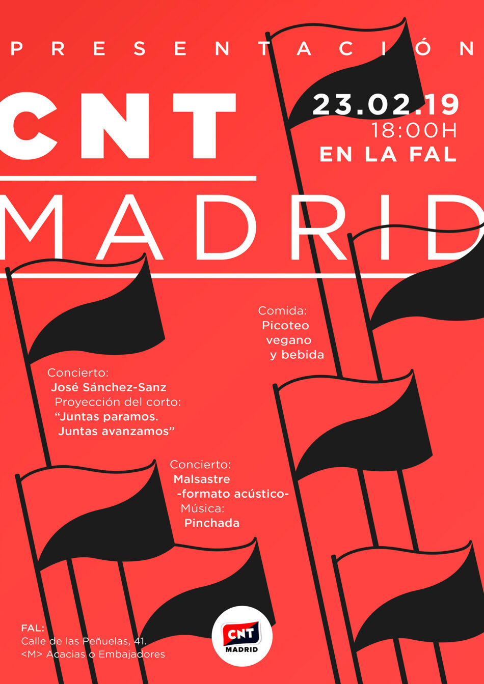 Acto de presentación de CNT Madrid