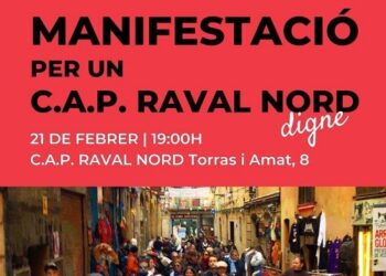 Manifest sobre CAP Raval Nord de col·lectius del barri