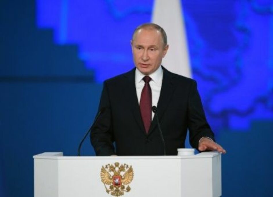 Putin: EE.UU. destruye base normativa de la seguridad internacional