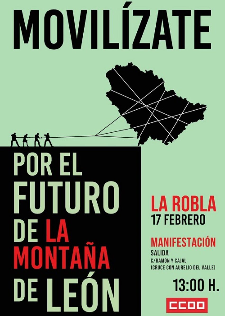 El PCE exige medidas ante el paro, la precariedad y la despoblación: “la manifestación de La Robla debe ser un grito por el futuro de las cuencas mineras leonesas”