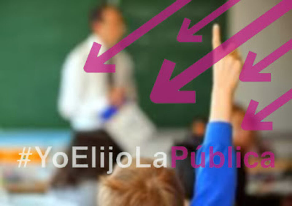 Marea Verde lanza la campaña #YoElijoLaPública