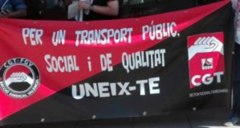 Sector ferroviario de CGT tras los paros parciales de diciembre: «la lucha continúa»