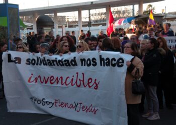 Un millar de personas llenaron el sábado las calles de Alcalá para exigir la absolución de Elena y Jesús