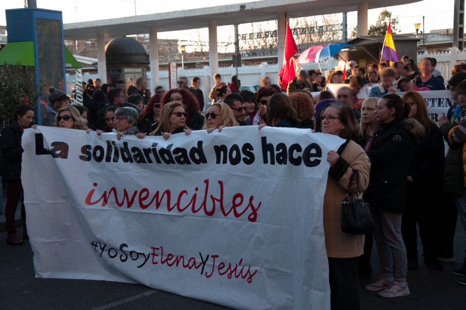 Un millar de personas llenaron el sábado las calles de Alcalá para exigir la absolución de Elena y Jesús