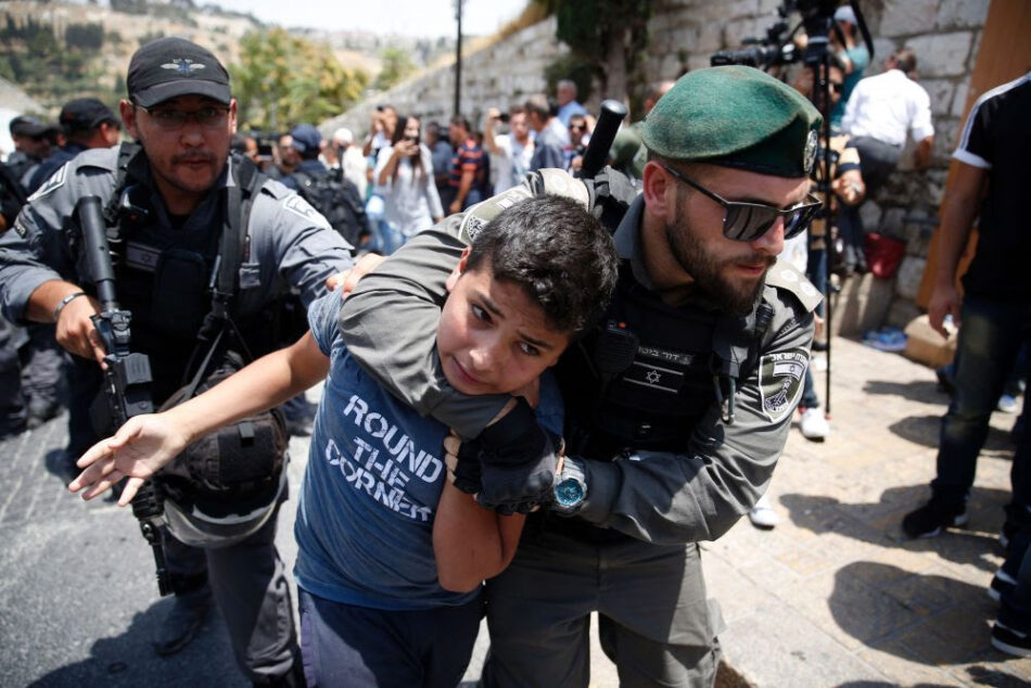 “Israel” detuvo a 509 palestinos, incluidos 89 niños, en enero