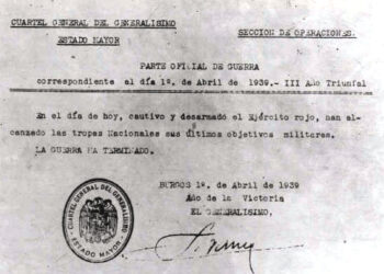 El 1 de Abril se cumplen 80 años del final de la guerra civil: la ARMH pide al Gobierno una condena institucional al golpe de Estado