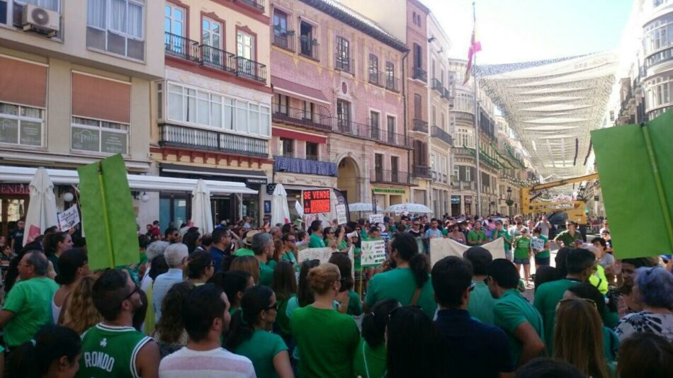 Marea Verde denuncia la deriva neoliberal de la política educativa del gobierno andaluz tripartito y su apuesta por la enseñanza privada- concertada