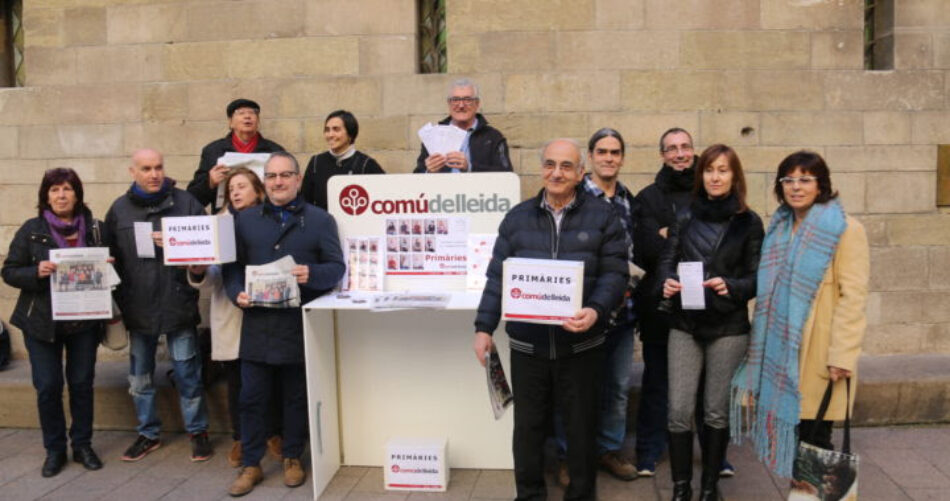 #PrimariasComú: Las Vecinas y vecinos de Lleida decidirán la lista del Comú en los próximas Municipales