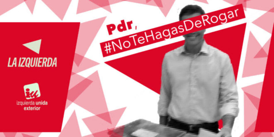 Los community managers de IU Exterior se plantan tras decirle #NoTeHagasDeRogar a Pedro Sánchez en 196 tuits durante 165 días