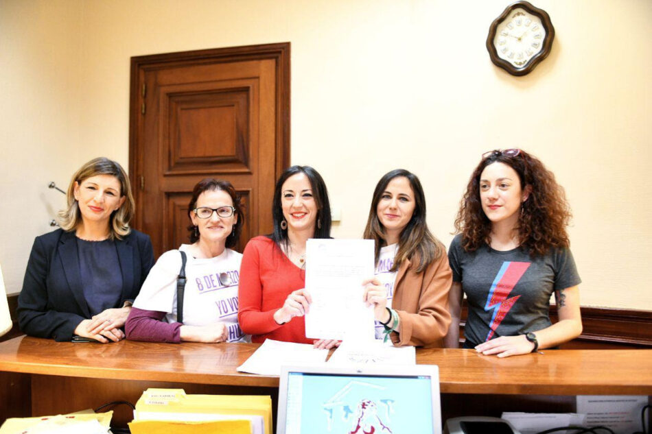 Unidas Podemos combate la pobreza monetaria con la presentación de la Ley de ingresos mínimos