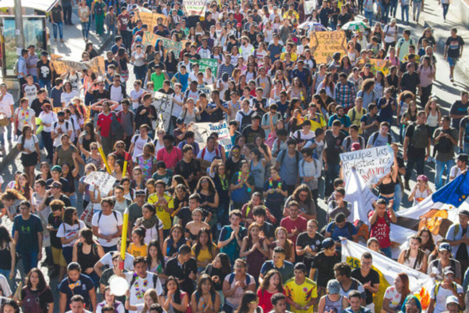 Colombia. Los estudiantes siguen en pie de lucha