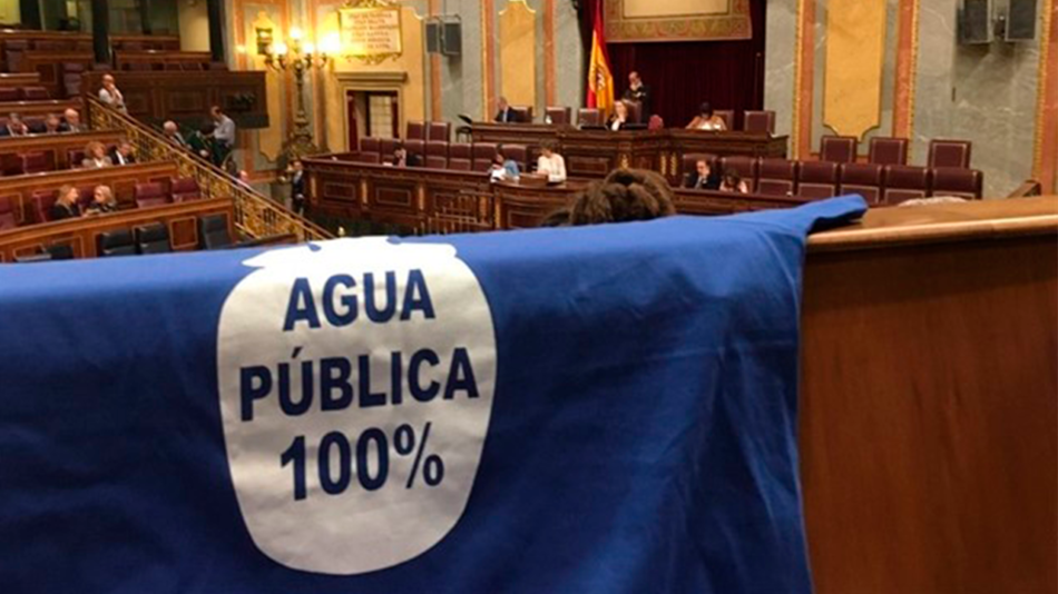 «Con Unidas Podemos el agua volverá a ser un derecho humano y no un negocio financiero»