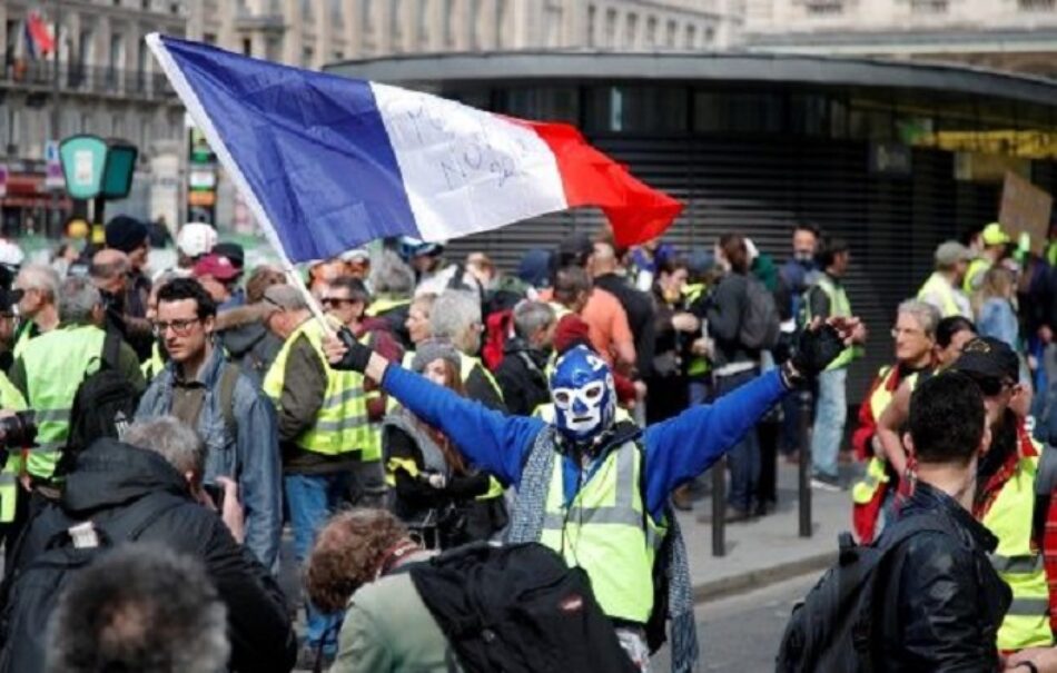 Francia: Fuerte represión policial en marcha número 20 de los chalecos amarillos