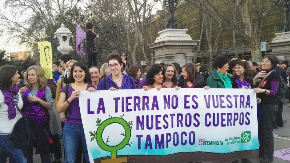 Las principales organizaciones ecologistas apoyan las reivindicaciones feministas del 8 de marzo