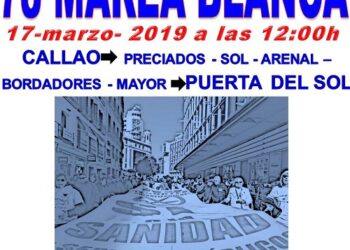 7 años de Mareas Blancas. Este domingo se celebrará la número 78 con el lema «Recortes en Sanidad, terrorismo institucional»