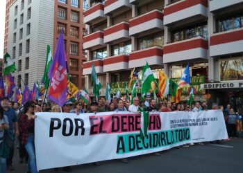 El independentismo catalán se manifiesta en Madrid