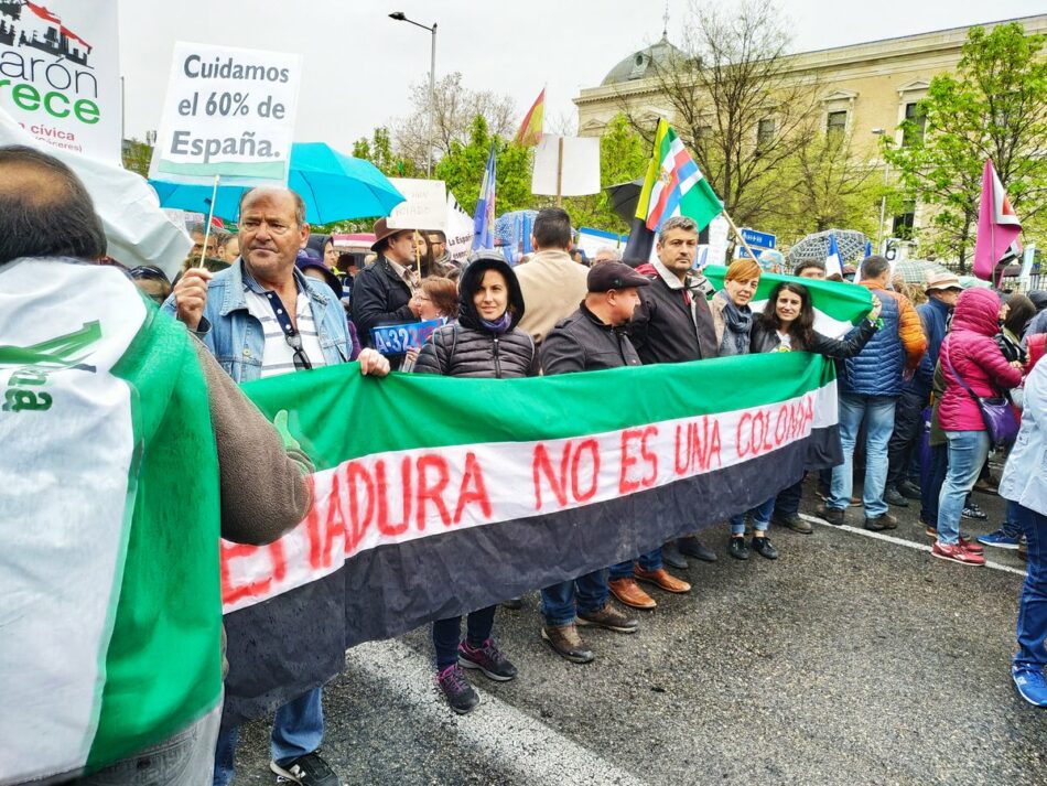 Podemos participa en la manifestación ‘Revuelta por la España vaciada’ contra la despoblación rural
