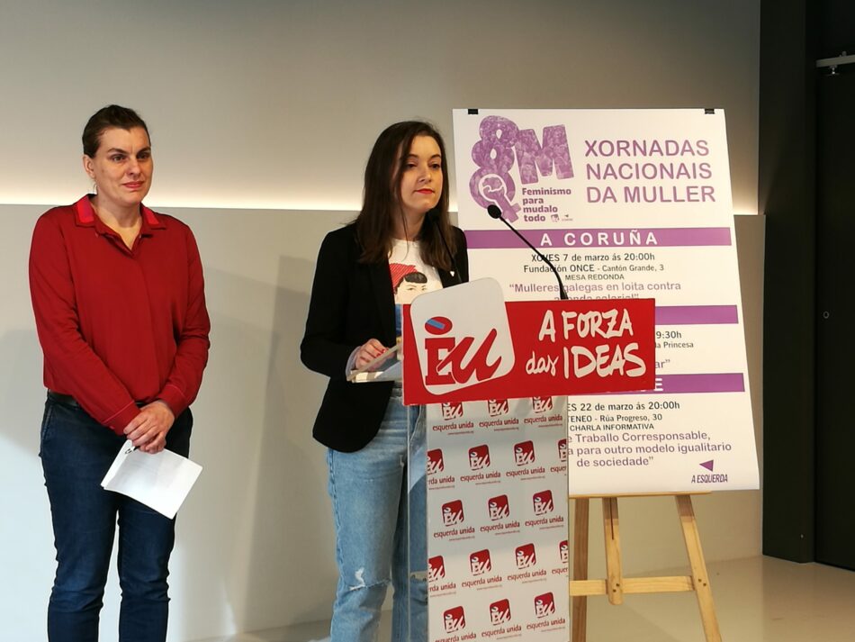 Eva Solla: “A fenda salarial, que chega a un máximo histórico do 30% en Galicia, lastra a emancipación das mulleres no noso país”