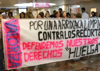 El personal del servicio de limpieza Hospital Virgen de La Arrixaca de Murcia comenzará un calendario de “parones” a partir del lunes