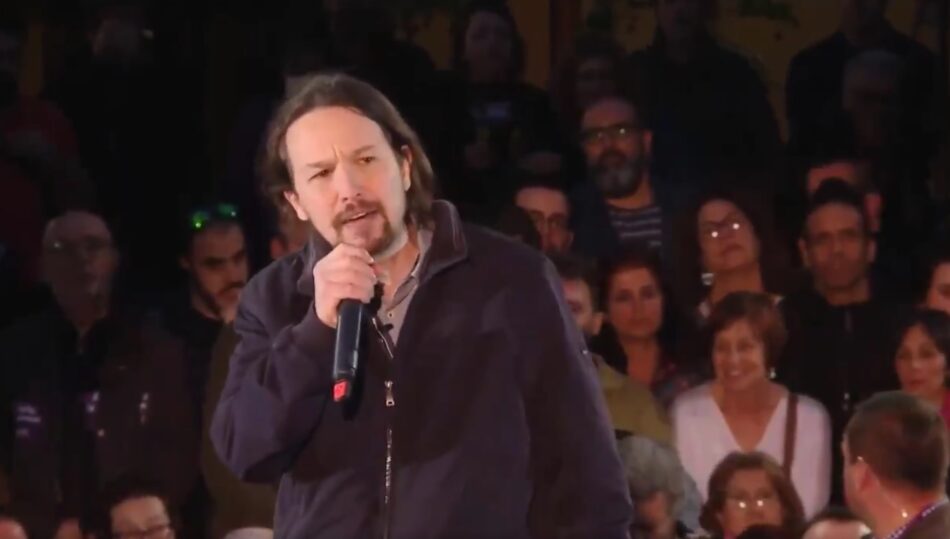 Pablo Iglesias endurece su discurso en su reaparición