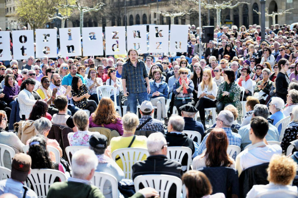 Pablo Iglesias: «Si gobernamos, los bancos van a  devolver euro por euro a las familias»