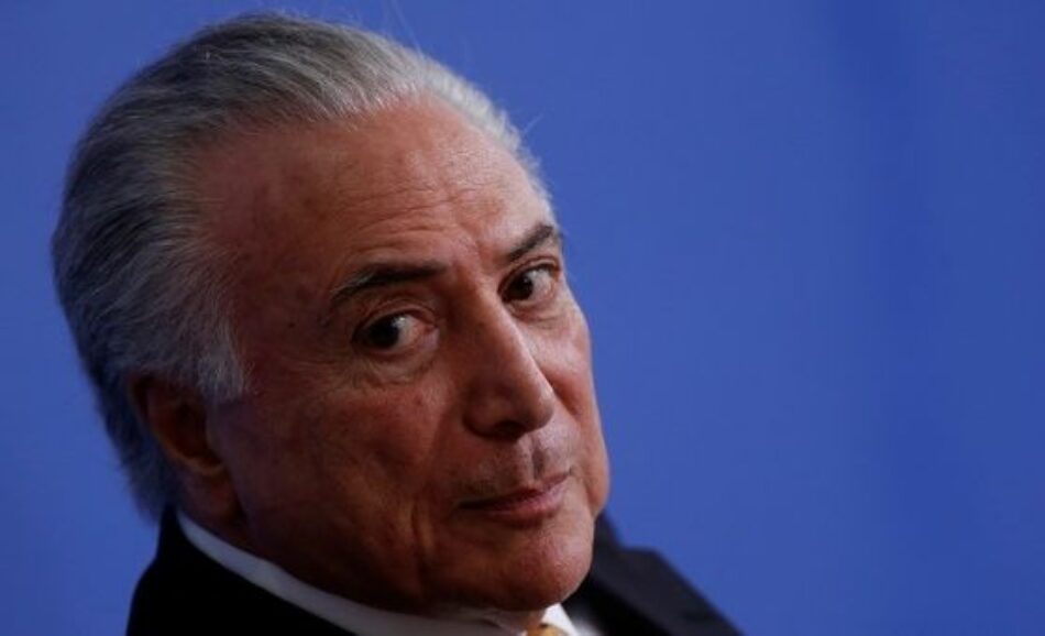 Michel Temer es detenido en Brasil por caso Lava Jato