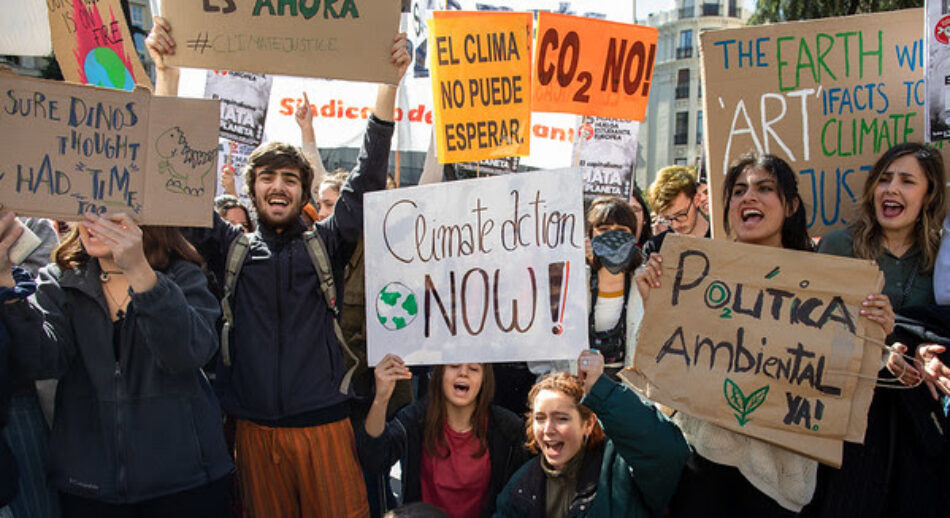 Apoyo y reconocimiento a las huelgas y movilizaciones convocadas por jóvenes por el clima