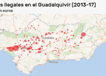 El robo de agua supone al menos 77 millones de euros en daños al patrimonio natural