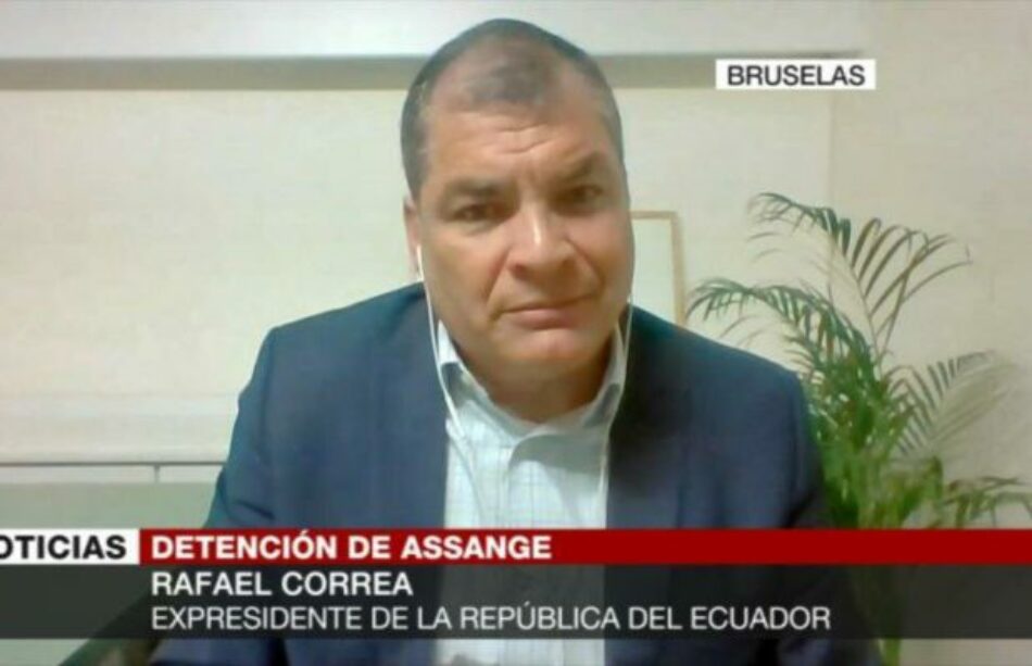 Rafael Correa: EEUU quiere ‘crucificar’ a Assange por revelar sus crímenes