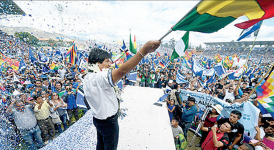 Bolivia. Evo: La derecha antipatria se quitó la máscara