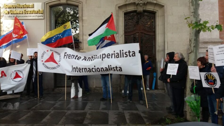 Concentración contra los 70 años de la OTAN en Madrid