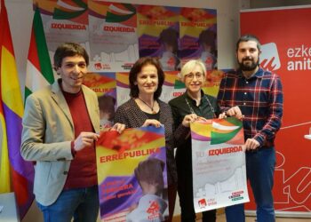 Alberto Garzón conmemora el domingo en Eibar el aniversario de la República en el marco de la campaña estatal de Unidas Podemos