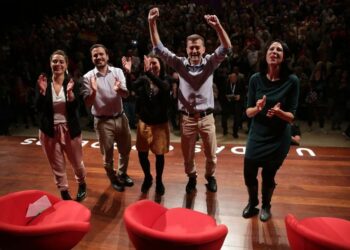 Alberto Garzón considera que Unidas Podemos es el verdadero “voto útil” y recuerda que el PSOE es “un partido ‘rojo’ durante la campaña pero ‘naranja’ una vez termina”