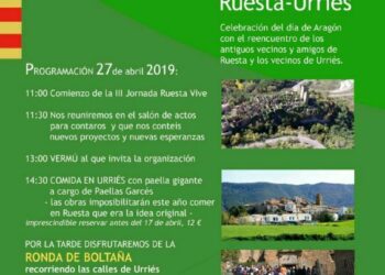 Ruesta acoge el III encuentro de antiguos vecinos y vecinas