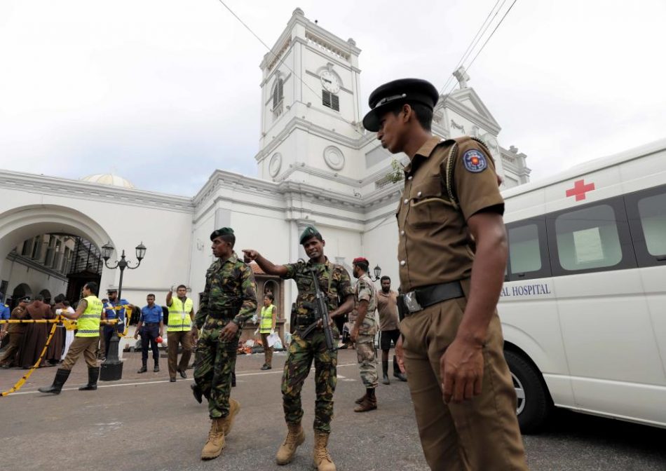 Al menos 160 muertos en una oleada de atentados en Sri Lanka