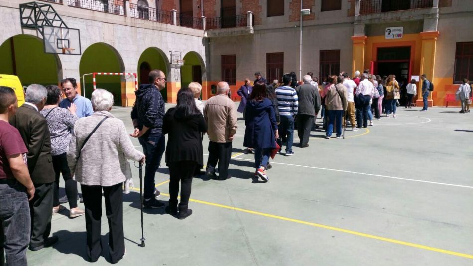 Participación disparada a las 14:00 horas