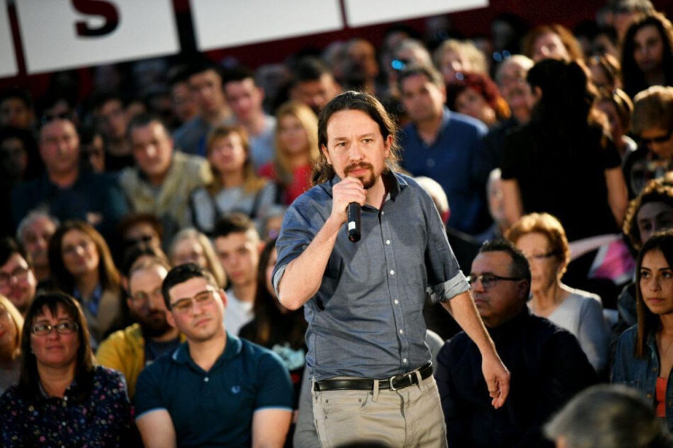 Pablo Iglesias en Miranda de Ebro: «Queremos estar en el Gobierno no para perseguir a los banqueros, sino para hacerles cumplir la Constitución»