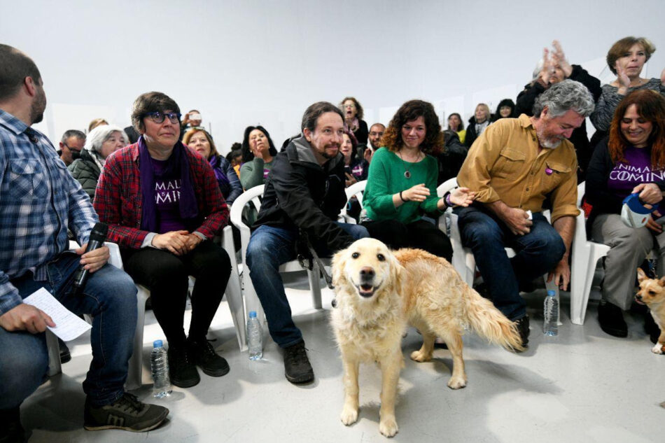 Iglesias:»Podemos convertir a este país en una referencia contra el maltrato animal»