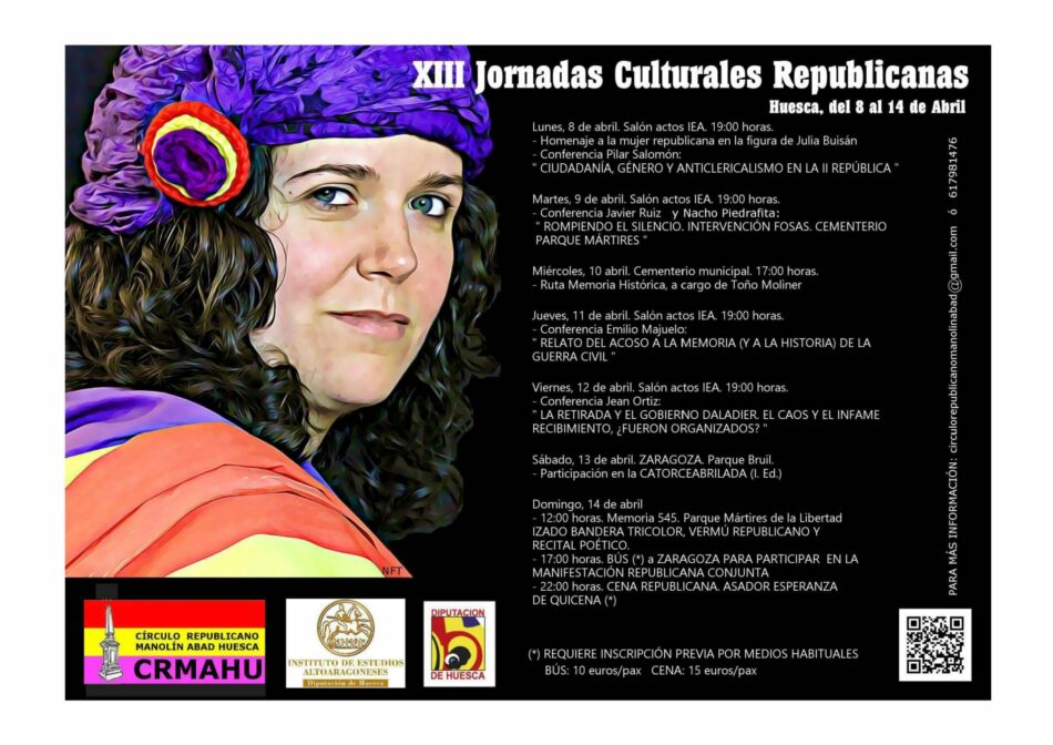 XIII Jornadas Culturales Republicanas en Huesca