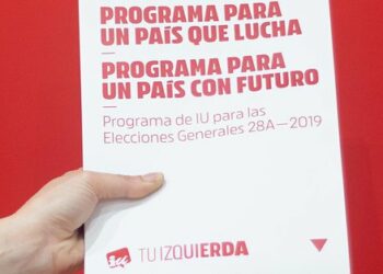 Izquierda Unida concreta en 22 medidas clave su ambicioso ‘Programa Electoral para un País que Lucha, para un País con Futuro’