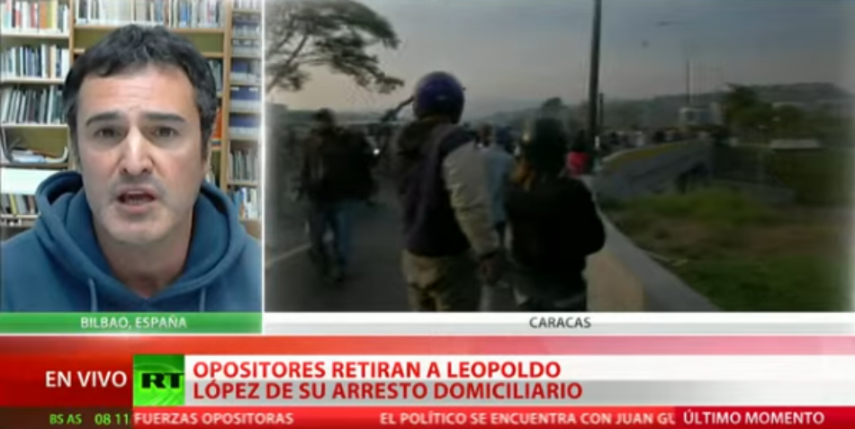 `Este nuevo golpe de estado busca la dosis de violencia que justifique la intervención en Venezuela´: Cubainformación TV en Russia Today