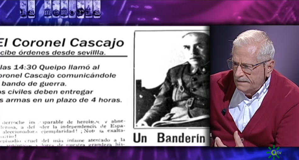 Francisco Moreno Gómez: «hubo un programa de eliminación, de dar un escarmiento al sector republicano, a la clase obrera»