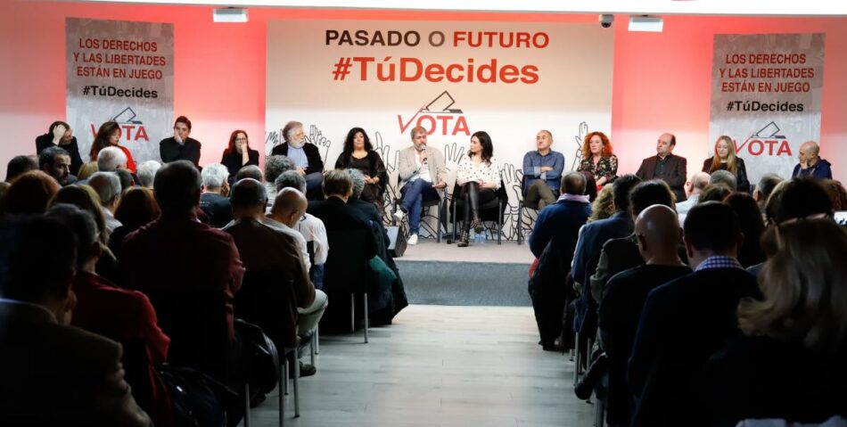 CCOO, UGT y el mundo de la cultura animan a votar y apoyar opciones progresistas el 28-A