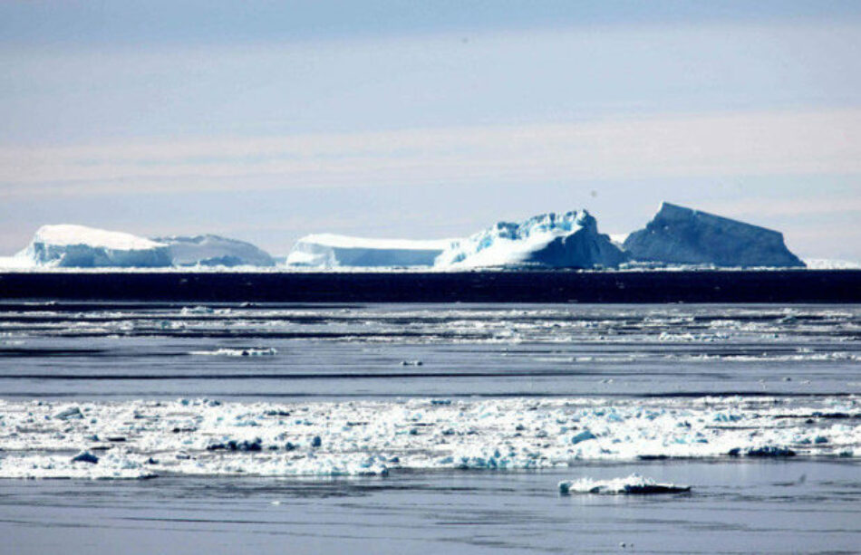 En marzo, el hielo marino en Antártida estuvo un 28 % por debajo de la media